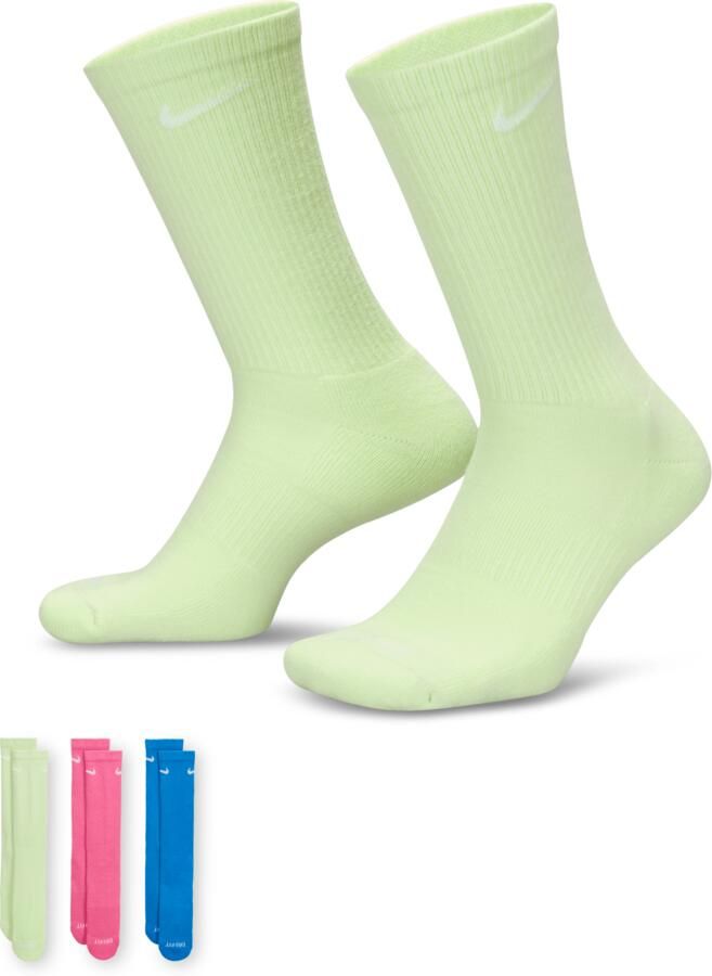 Nike Everyday Plus Cushioned crew trainingssokken (3 paar) Meerkleurig - Foto 3