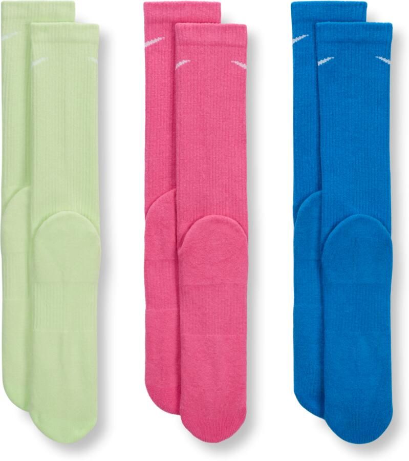 Nike Everyday Plus Cushioned crew trainingssokken (3 paar) Meerkleurig - Foto 2