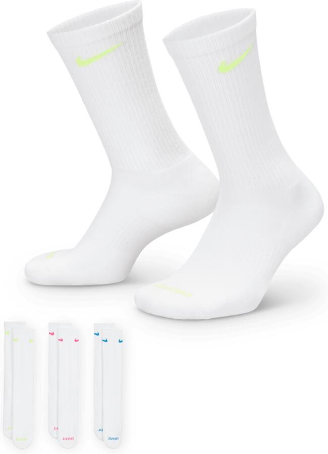 Nike Everyday Plus Cushioned crew trainingssokken (3 paar) Meerkleurig - Foto 4