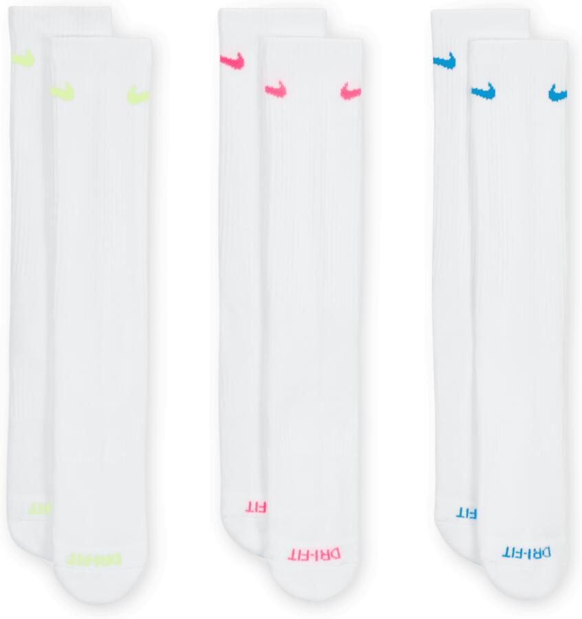 Nike Everyday Plus Cushioned crew trainingssokken (3 paar) Meerkleurig - Foto 2