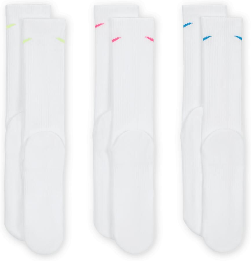 Nike Everyday Plus Cushioned crew trainingssokken (3 paar) Meerkleurig