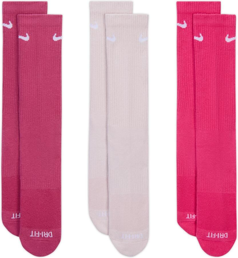 Nike Everyday Plus Cushioned crew trainingssokken (3 paar) Meerkleurig