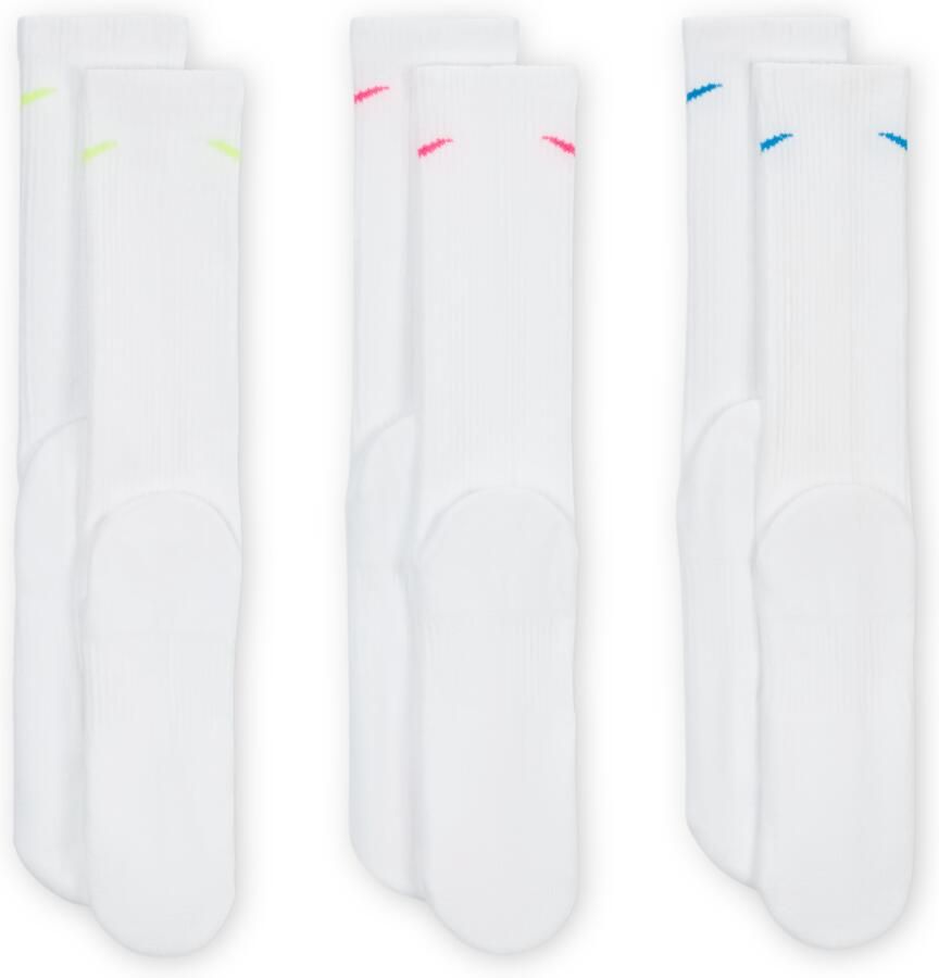 Nike Everyday Plus Cushioned crew trainingssokken (3 paar) Meerkleurig - Foto 2