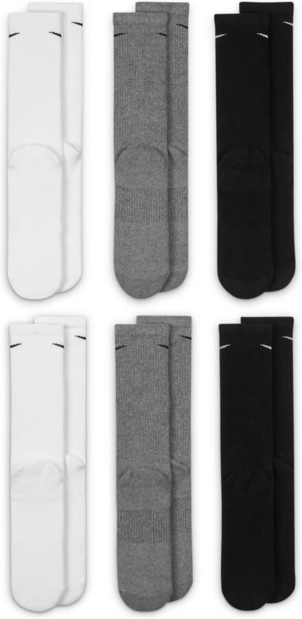 Nike Everyday Plus Cushioned Crew trainingssokken (6 paar) Meerkleurig - Foto 4