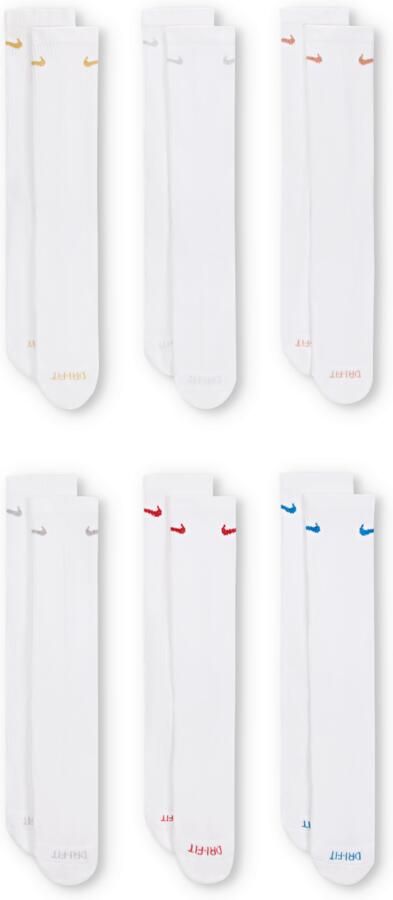 Nike Everyday Plus Cushioned Crew trainingssokken (6 paar) Meerkleurig - Foto 3