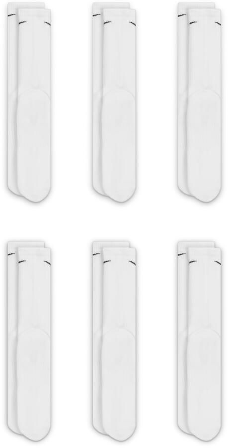 Nike Everyday Plus Cushioned Crew trainingssokken (6 paar) Wit - Foto 4