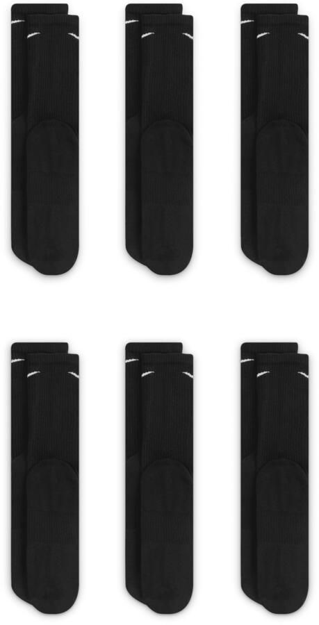 Nike Everyday Plus Cushioned Crew trainingssokken (6 paar) Zwart - Foto 4