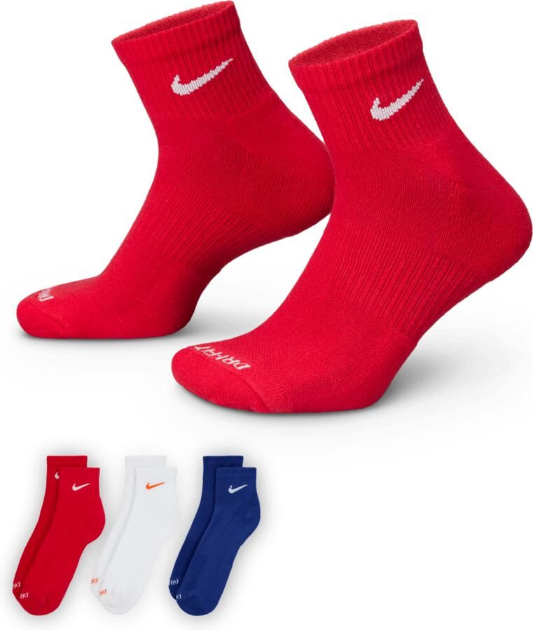 Nike Everyday Plus Cushioned Trainingsenkelsokken (3 paar) Meerkleurig - Foto 4