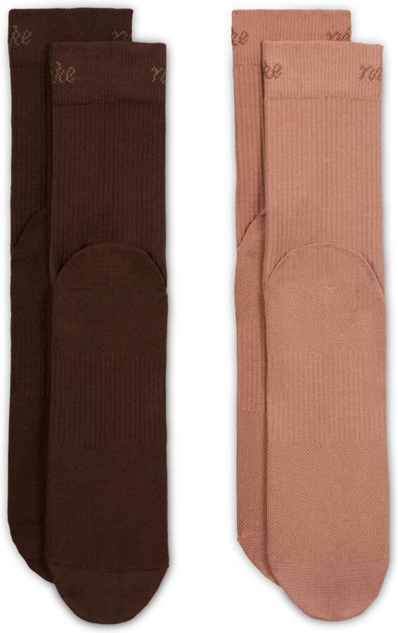 Nike Everyday Plus lichte crew sokken voor dames (2 paar) Meerkleurig - Foto 2