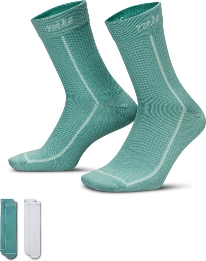 Nike Everyday Plus lichte crew sokken voor dames (2 paar) Meerkleurig - Foto 3