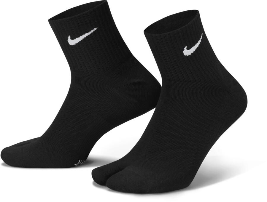 Nike Everyday Plus Lichte enkelsokken met gesplitste tenen Zwart - Foto 4