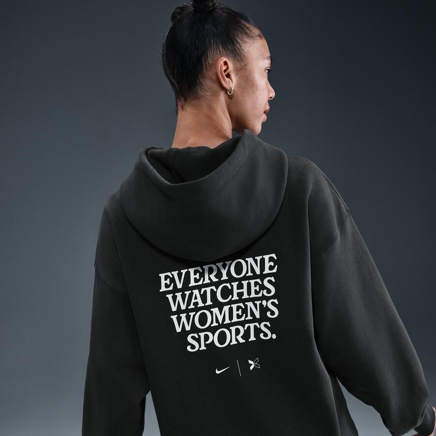 Nike Everyone Watches Women's Sports™ by TOGETHXR hoodie Zwart - Foto 3