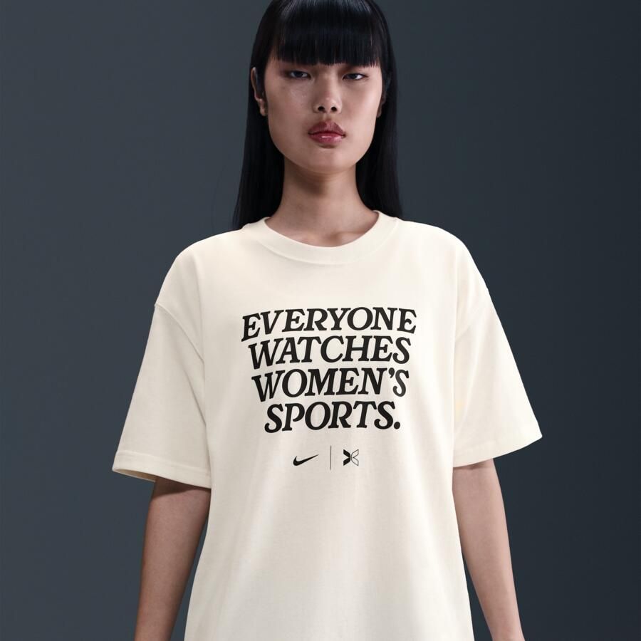 Nike Everyone Watches Women's Sports™ by TOGETHXR T-shirt Wit