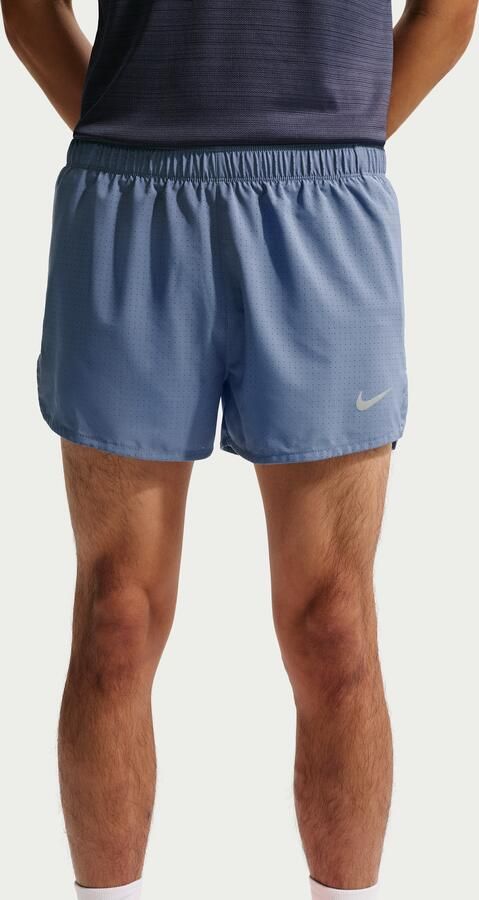Nike Fast Dri-FIT hardloopshorts met binnenbroek voor heren (8 cm) Blauw - Foto 3