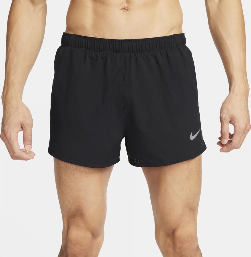 Nike Fast Dri-FIT hardloopshorts met binnenbroek voor heren (8 cm) Zwart - Foto 4