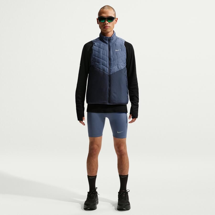 Nike Fast halflange hardlooptights met Dri-FIT en binnenbroek voor heren Blauw - Foto 4