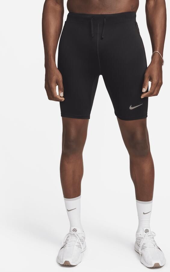 Nike Fast halflange hardlooptights met Dri-FIT en binnenbroek voor heren Zwart - Foto 4