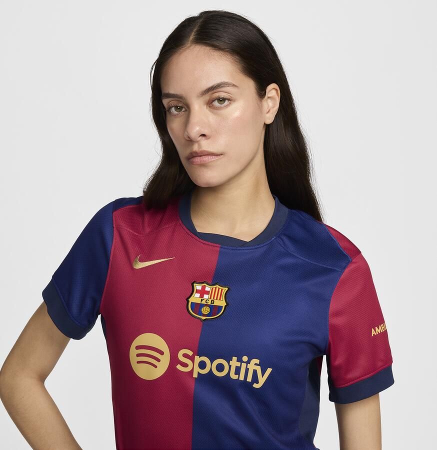 Nike FC Barcelona 2024 25 Stadium Thuis Dri-FIT replicavoetbalshirt voor dames Blauw - Foto 2
