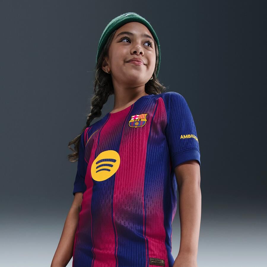 Nike FC Barcelona 2025 26 Match Thuis Dri-FIT ADV authentiek voetbalshirt voor kids Blauw - Foto 4