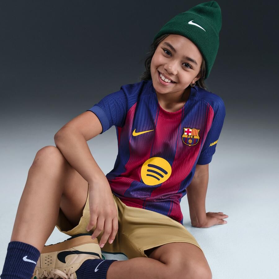 Nike FC Barcelona 2025 26 Match Thuis Dri-FIT ADV authentiek voetbalshirt voor kids Blauw - Foto 2