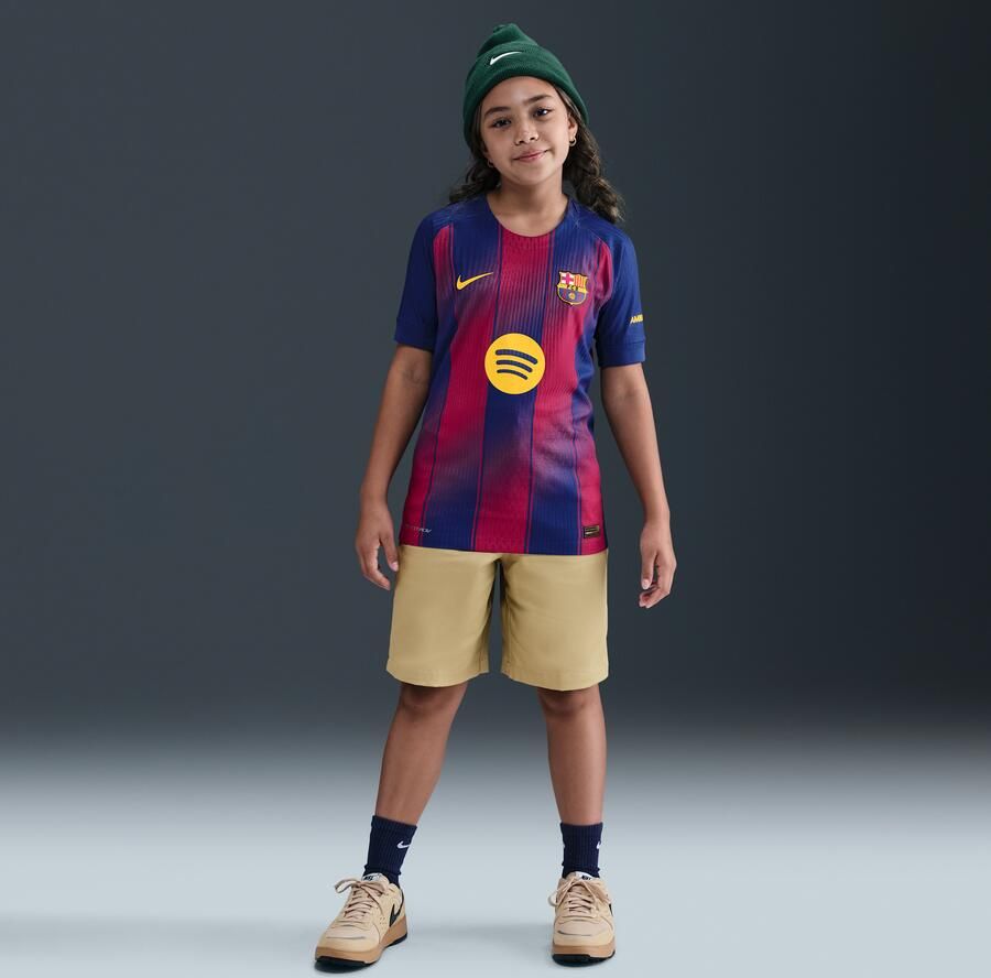 Nike FC Barcelona 2025 26 Match Thuis Dri-FIT ADV authentiek voetbalshirt voor kids Blauw - Foto 3