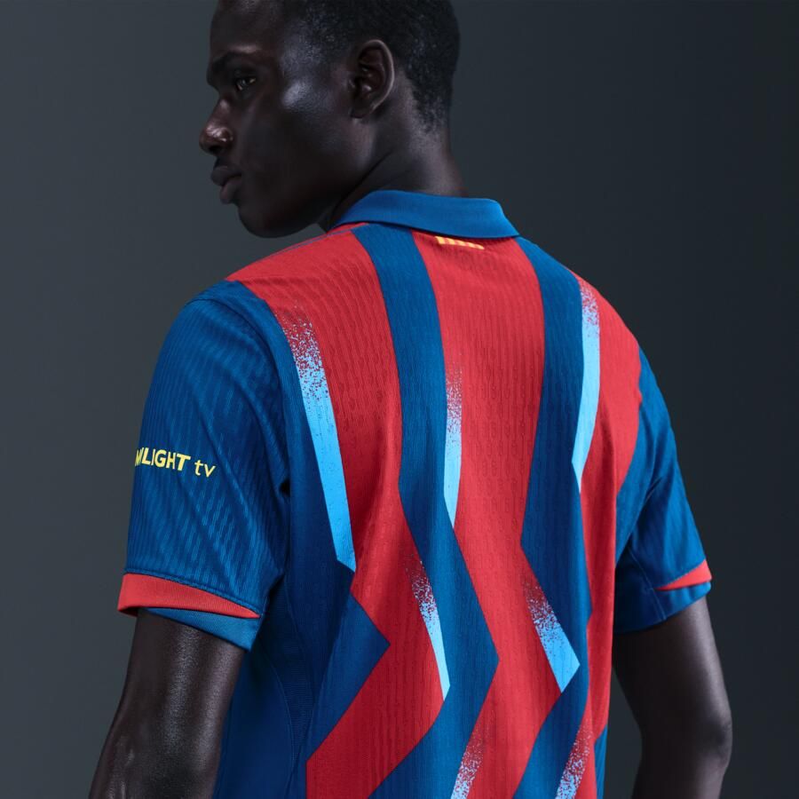 Nike FC Barcelona 2025 26 Match Vierde Dri-FIT ADV authentiek voetbalshirt voor heren Blauw