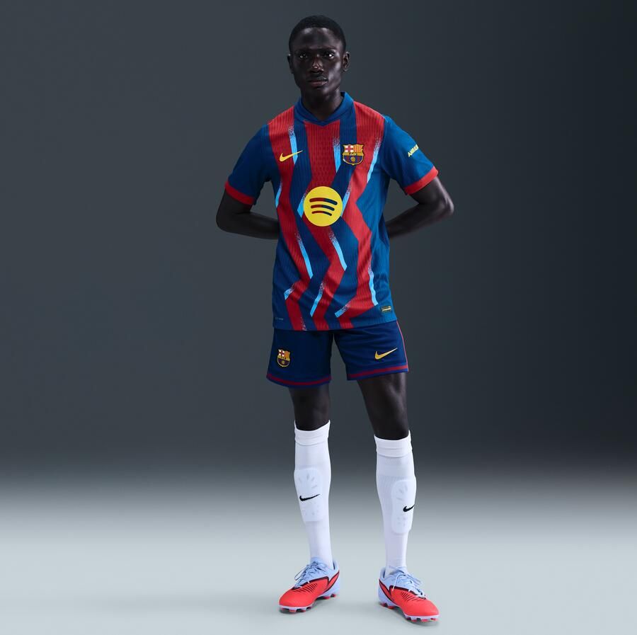 Nike FC Barcelona 2025 26 Match Vierde Dri-FIT ADV authentiek voetbalshirt voor heren Blauw - Foto 3