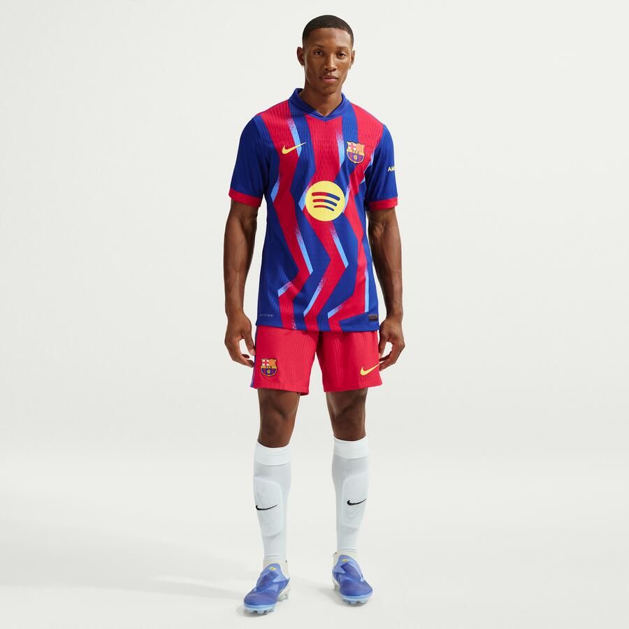 Nike FC Barcelona 2025 26 Match Vierde Dri-FIT ADV authentieke voetbalshorts voor heren Rood - Foto 4