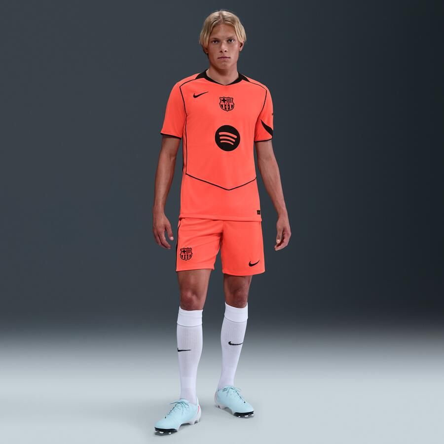 Nike FC Barcelona 2025 26 Stadium Derde Total 90 replicavoetbalshorts met Dri-FIT voor heren Oranje - Foto 4