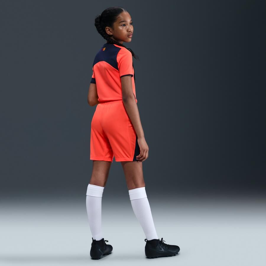 Nike FC Barcelona 2025 26 Stadium Derde Total 90 replicavoetbalshorts met Dri-FIT voor kids Oranje - Foto 3