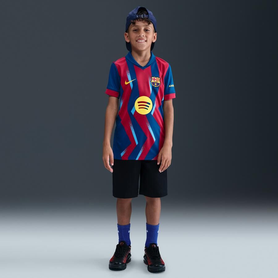 Nike FC Barcelona 2025 26 Stadium Fourth Dri-FIT replicavoetbalshirt voor kids Blauw - Foto 3