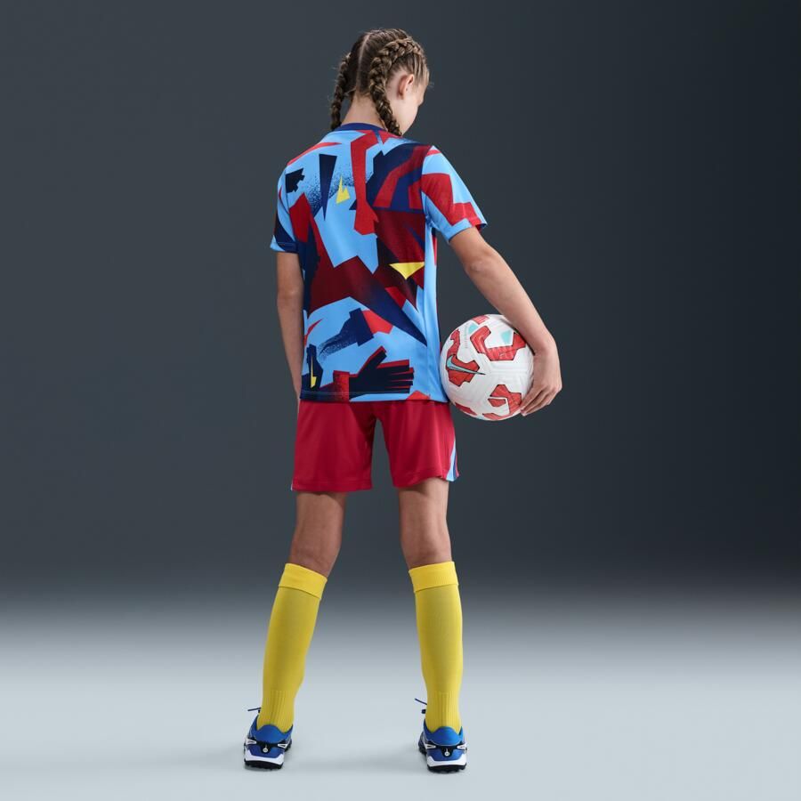 Nike FC Barcelona 2025 26 Stadium Fourth Dri-FIT replicavoetbalshort voor kids Rood - Foto 3