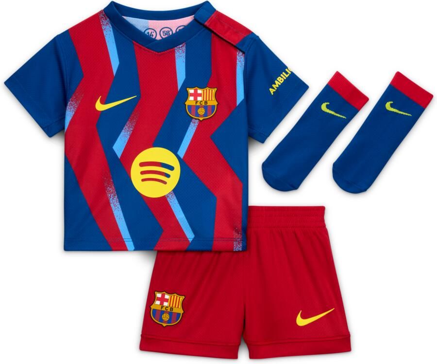 Nike FC Barcelona 2025 26 Stadium Fourth driedelig replicavoetbaltenue voor baby's peuters Blauw - Foto 2