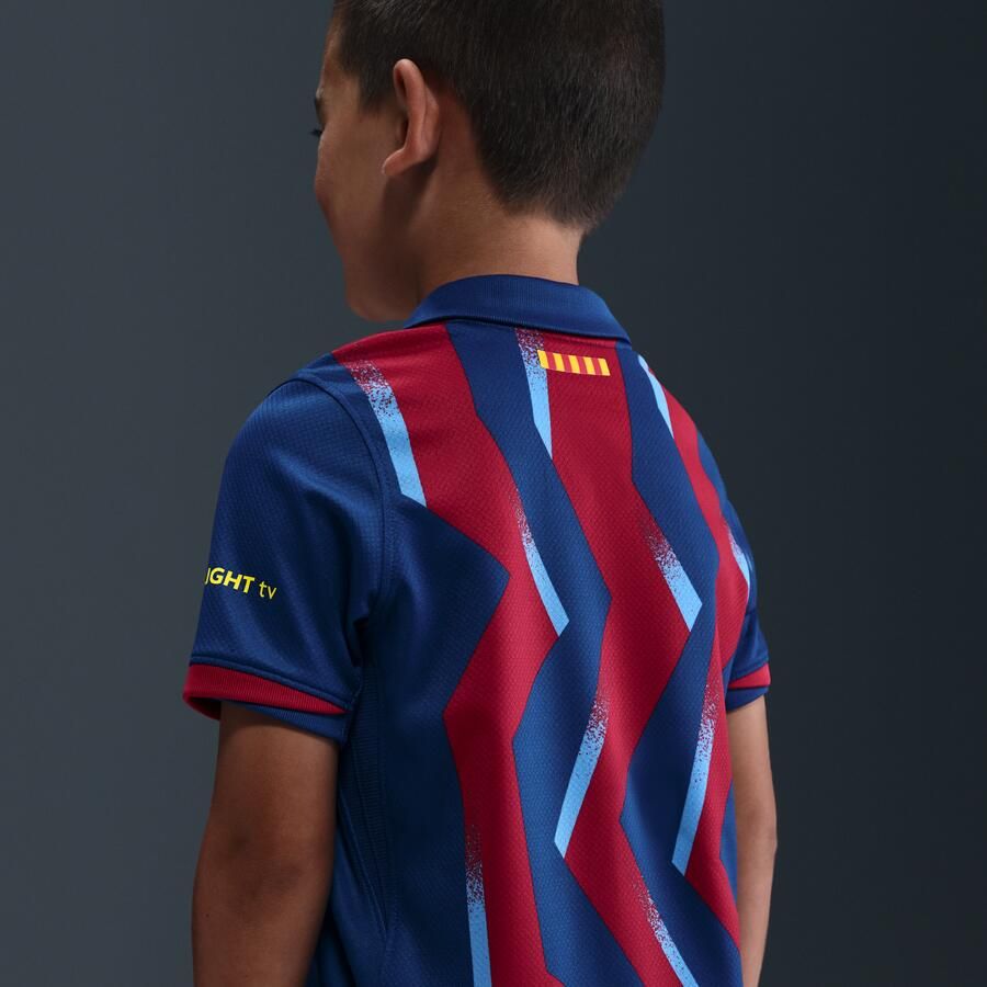 Nike FC Barcelona 2025 26 Stadium Fourth driedelig replicavoetbaltenue voor kleuters Blauw - Foto 2