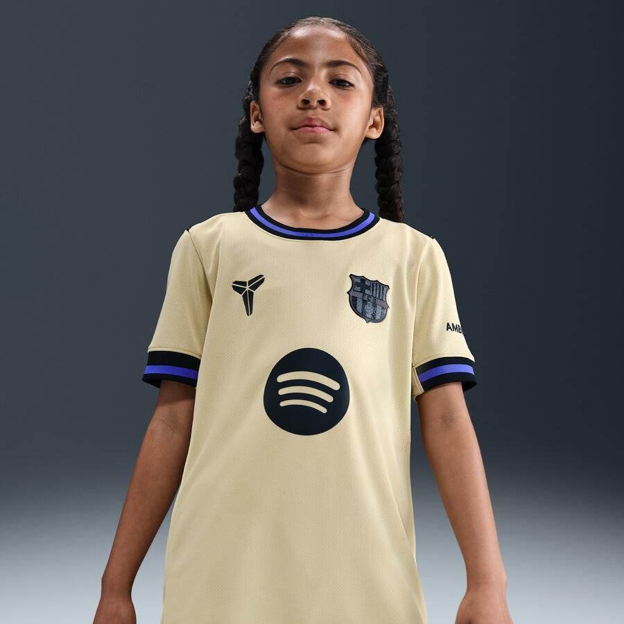 Nike FC Barcelona 2025 26 Stadium Uit Kobe replicavoetbalshirt met Dri-FIT voor kids Bruin - Foto 4