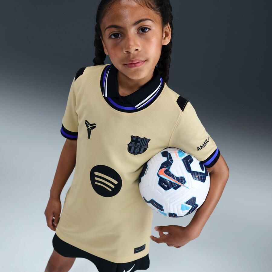Nike FC Barcelona 2025 26 Stadium Uit Kobe replicavoetbalshirt met Dri-FIT voor kids Bruin - Foto 2