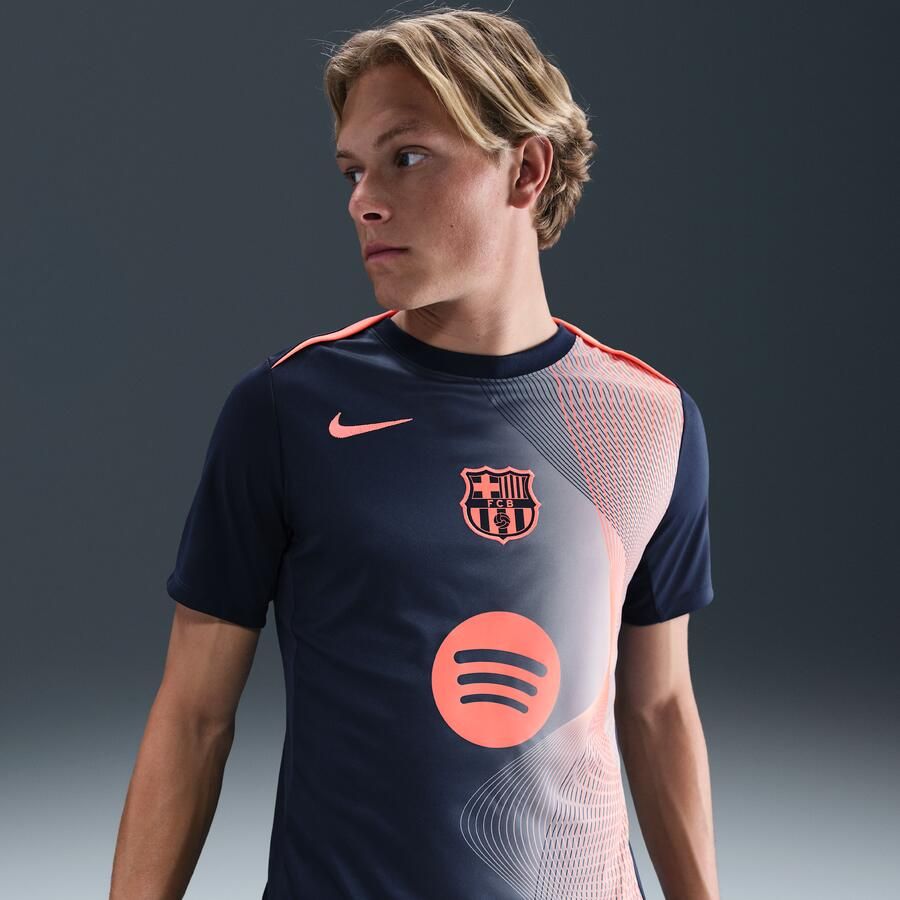 Nike FC Barcelona Academy Pro Derde Dri-FIT warming-uptop voor heren Blauw - Foto 4
