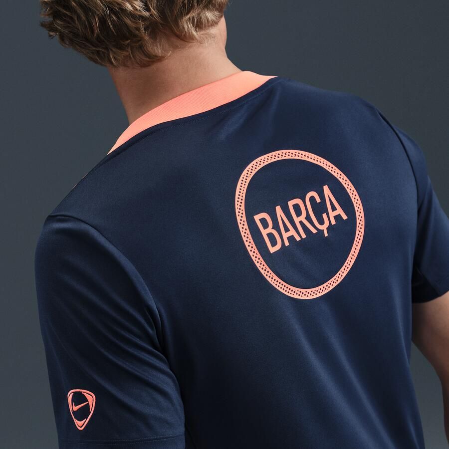 Nike FC Barcelona Academy Pro Derde Dri-FIT warming-uptop voor heren Blauw