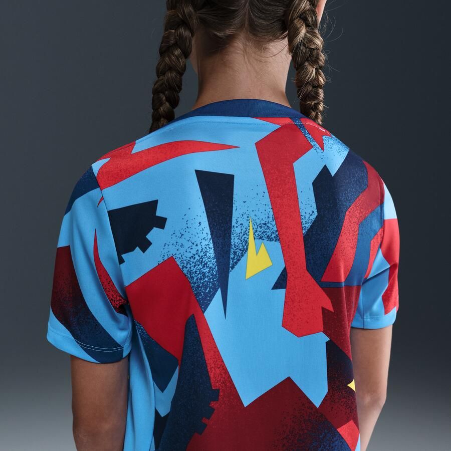 Nike FC Barcelona Academy Pro Fourth Dri-FIT warming-uptop voor kids Blauw