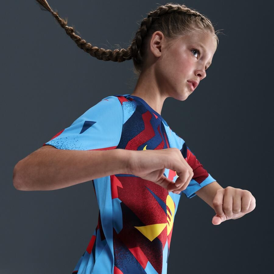 Nike FC Barcelona Academy Pro Fourth Dri-FIT warming-uptop voor kids Blauw - Foto 2