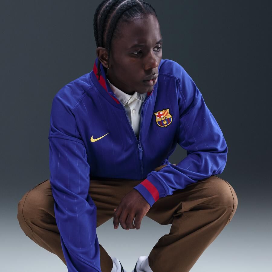Nike FC Barcelona Academy Pro Thuis Dri-FIT Anthem voetbaljack voor heren Blauw - Foto 2