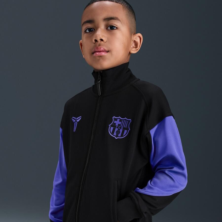 Nike FC Barcelona Academy Pro Uit Kobe Dri-FIT Anthem voetbaljack voor kids Zwart - Foto 4