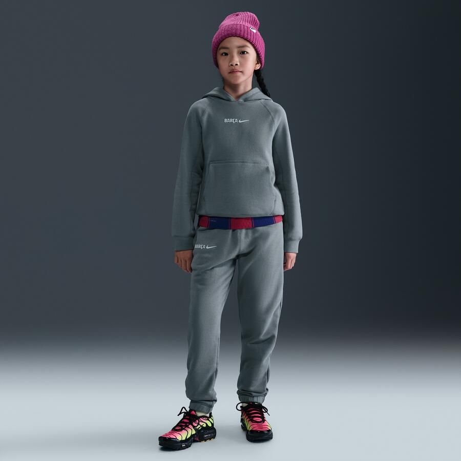 Nike FC Barcelona Air voetbalhoodie voor kids Grijs - Foto 3