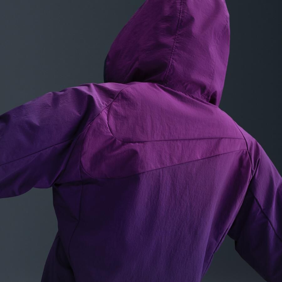 Nike FC Barcelona AWF geweven voetbaljack voor dames Paars