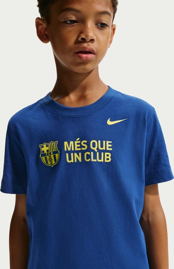 Nike FC Barcelona Club voetbalshirt voor jongens Blauw - Foto 4