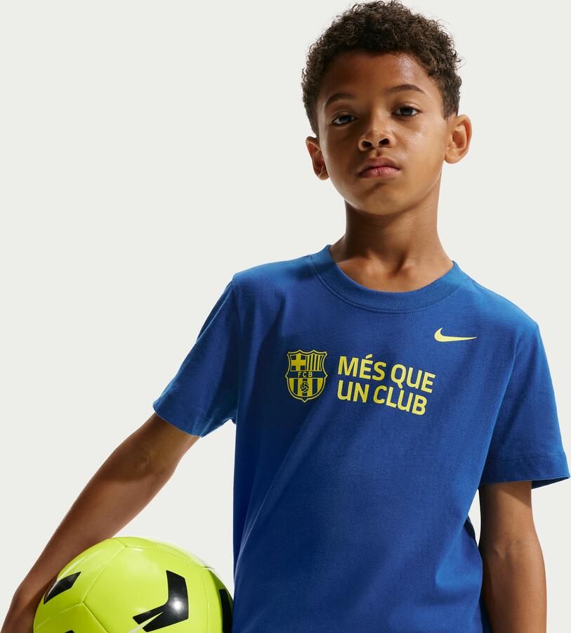 Nike FC Barcelona Club voetbalshirt voor jongens Blauw - Foto 2