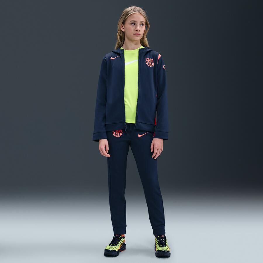 Nike FC Barcelona Derde Total 90 geweven voetbaltrainingspak voor kids Blauw - Foto 4