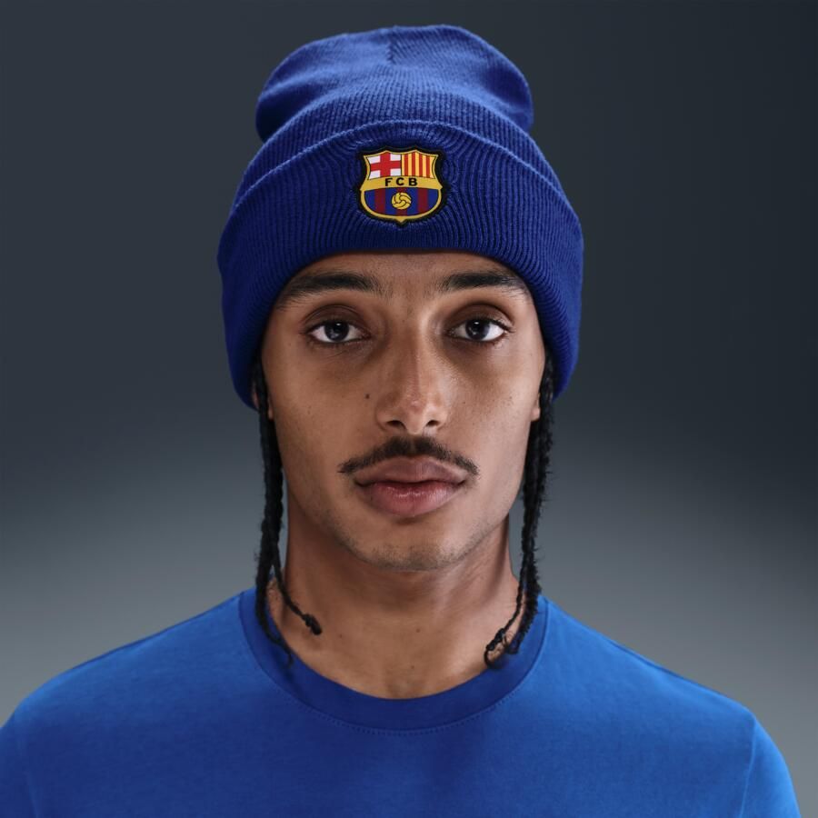 Nike FC Barcelona Dry-FIT Peak beanie Blauw - Foto 4