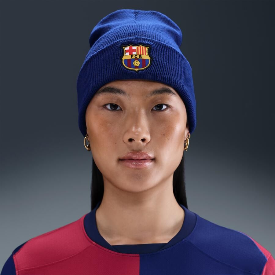 Nike FC Barcelona Dry-FIT Peak beanie Blauw - Foto 2