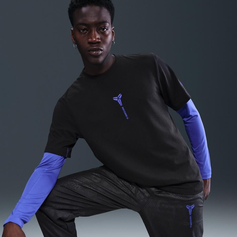 Nike FC Barcelona Primary Uit Kobe voetbaltop met Dri-FIT en korte mouwen voor heren Zwart - Foto 2